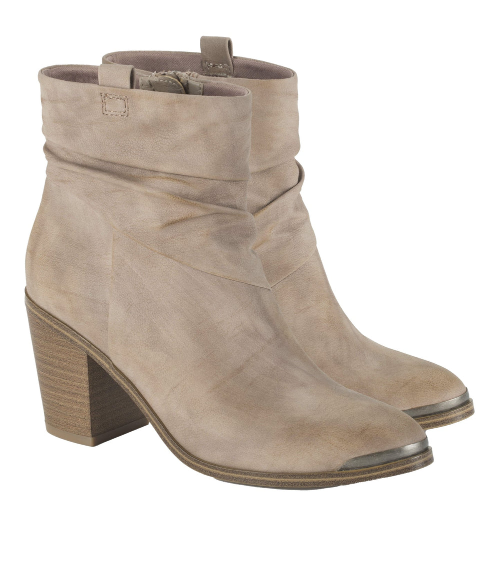 Baretraps Katherine Block Heel Bootie Light Mushroom