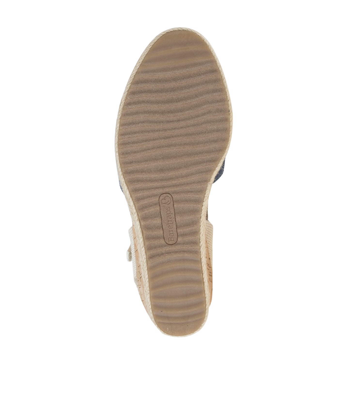 Baretraps Odetta Espadrille Wedge Sandal Navy Blue Canvas