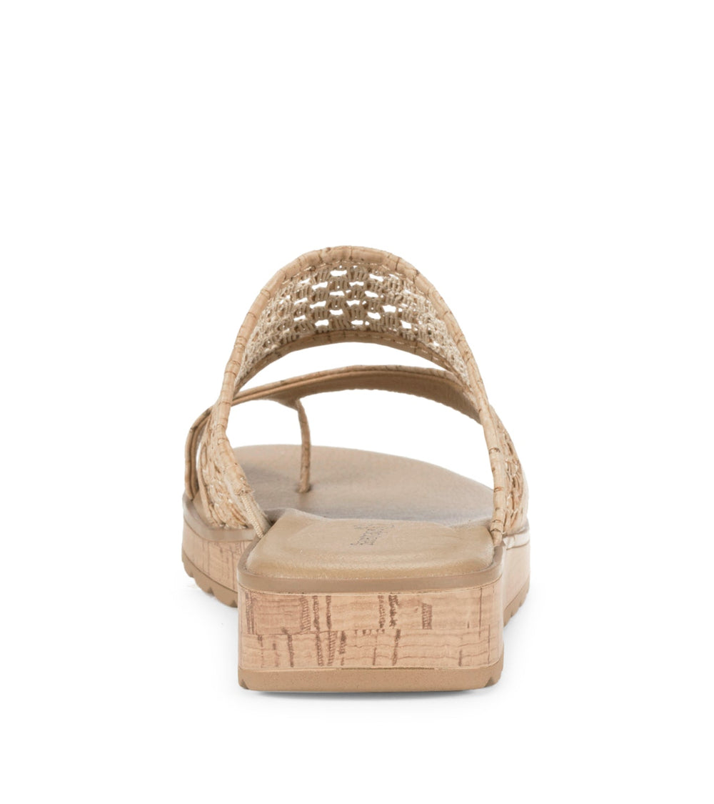 Baretraps Gibby Slide Sandal Natural