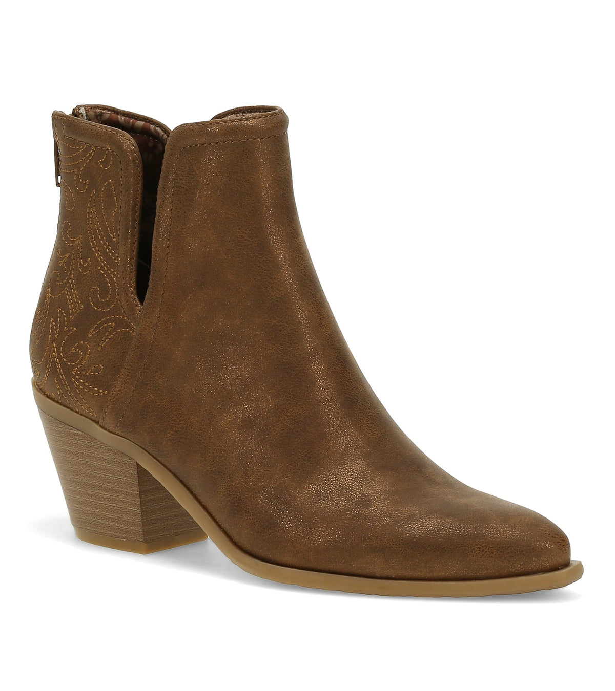 Baretraps Yara Block Heel Bootie Bronze