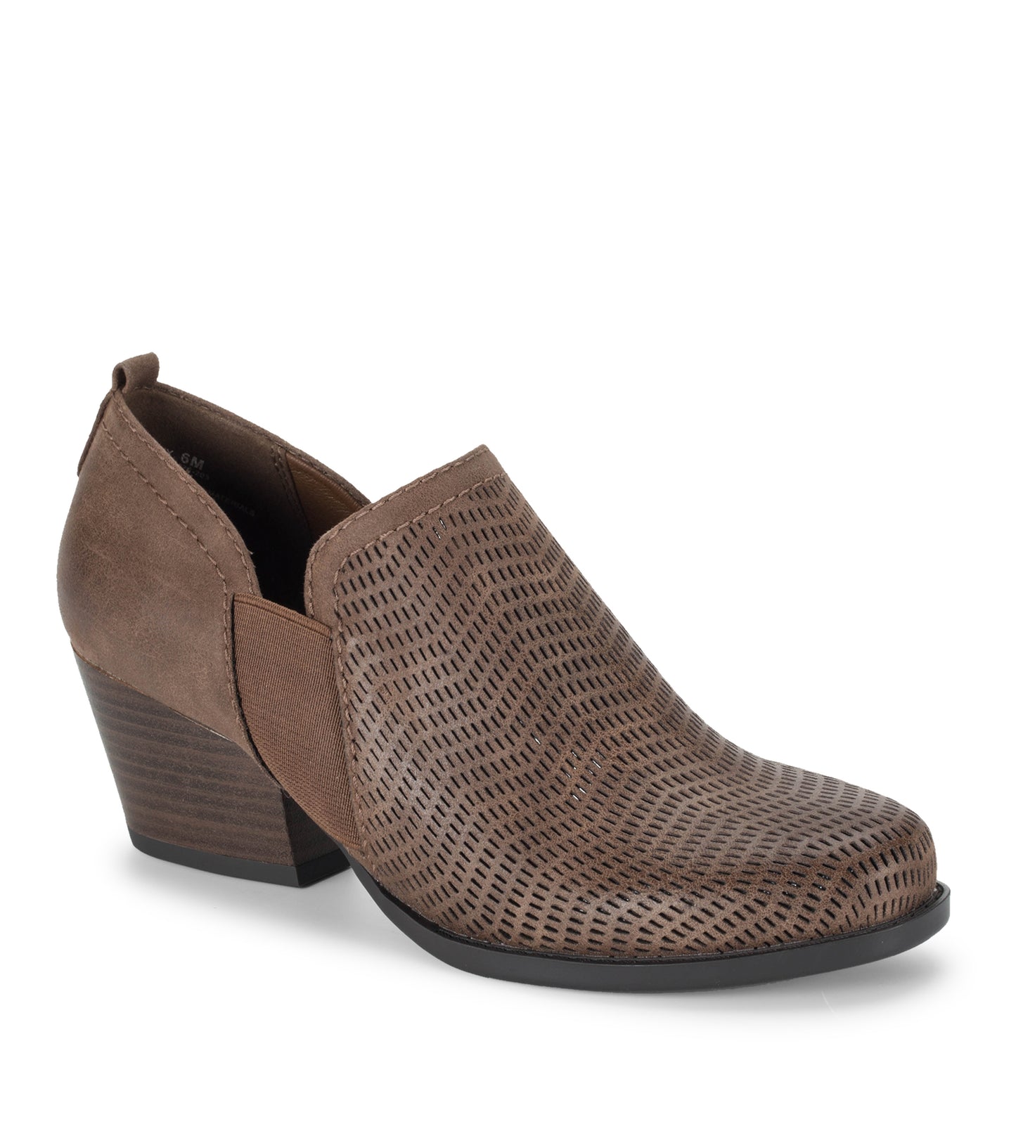 Baretraps Ridgely Block Heel Bootie Dark Taupe