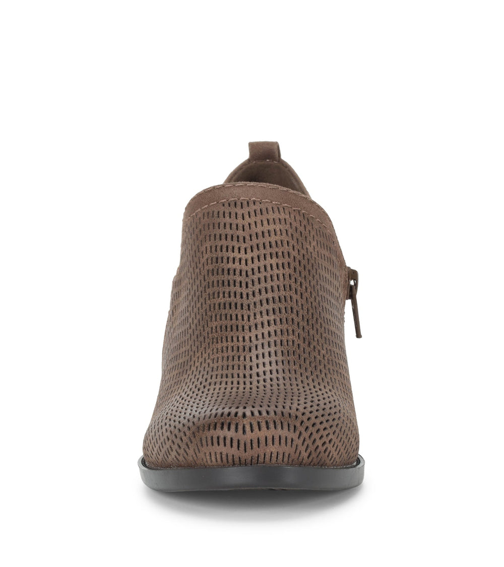 Baretraps Ridgely Block Heel Bootie Dark Taupe