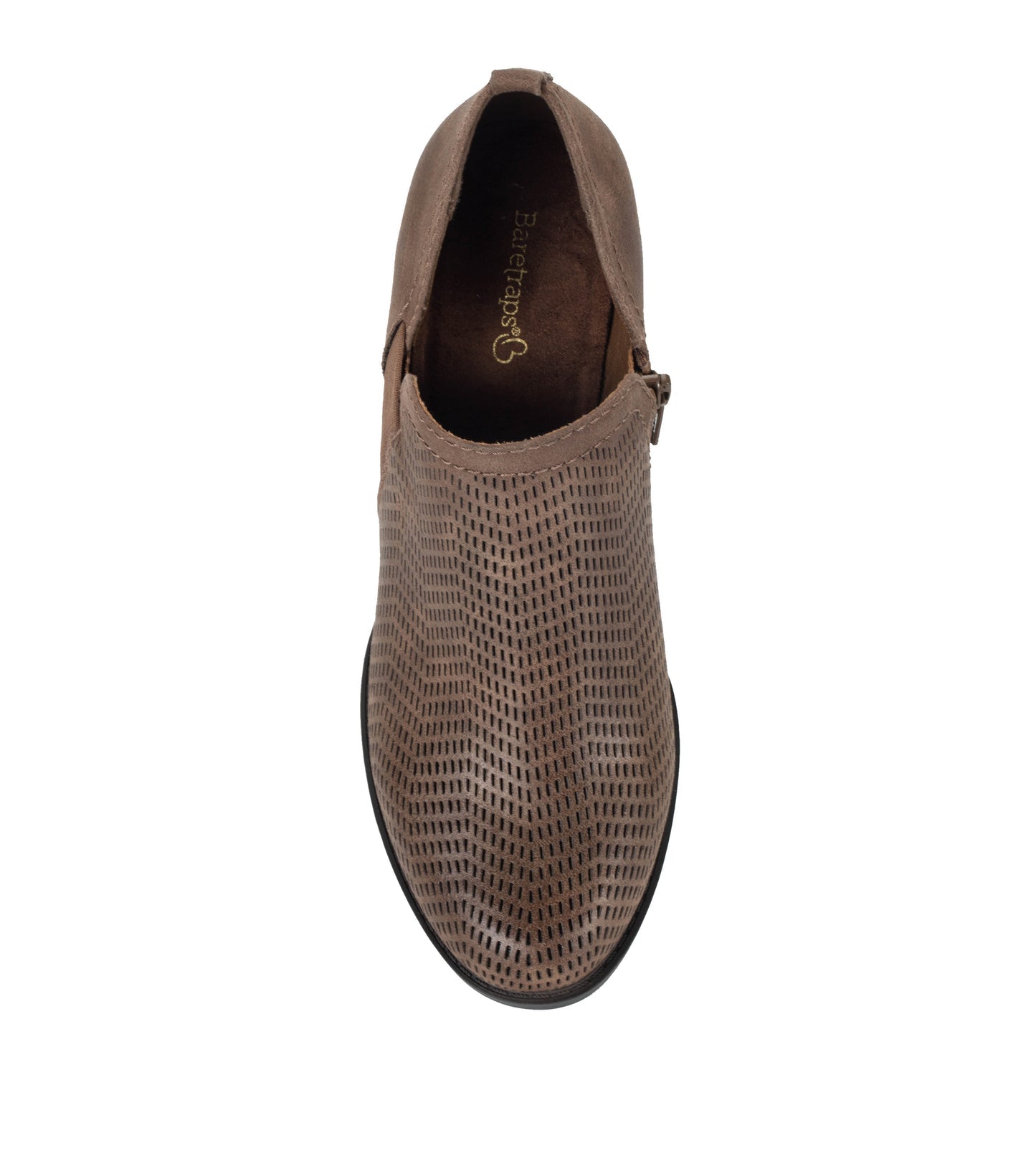 Baretraps Ridgely Block Heel Bootie Dark Taupe