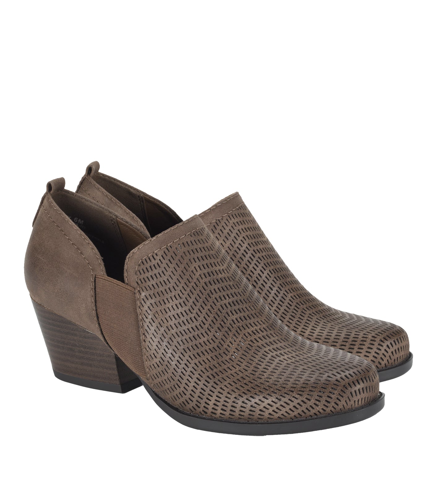 Baretraps Ridgely Block Heel Bootie Dark Taupe