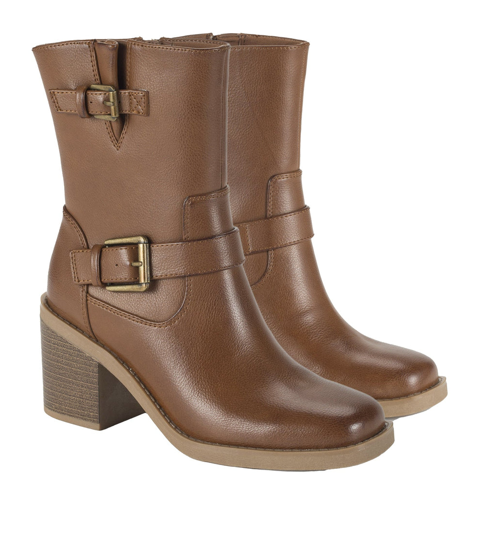 Baretraps Mayla Mid Calf Boot Walnut