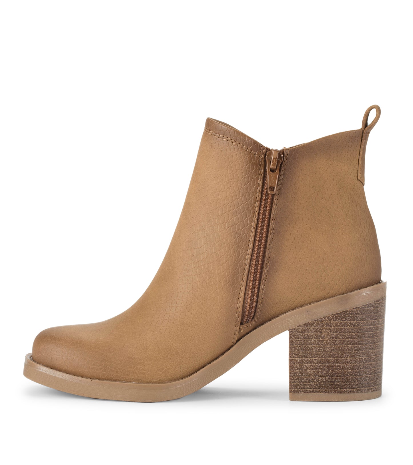 Baretraps Maria Block Heel Bootie Sandstone