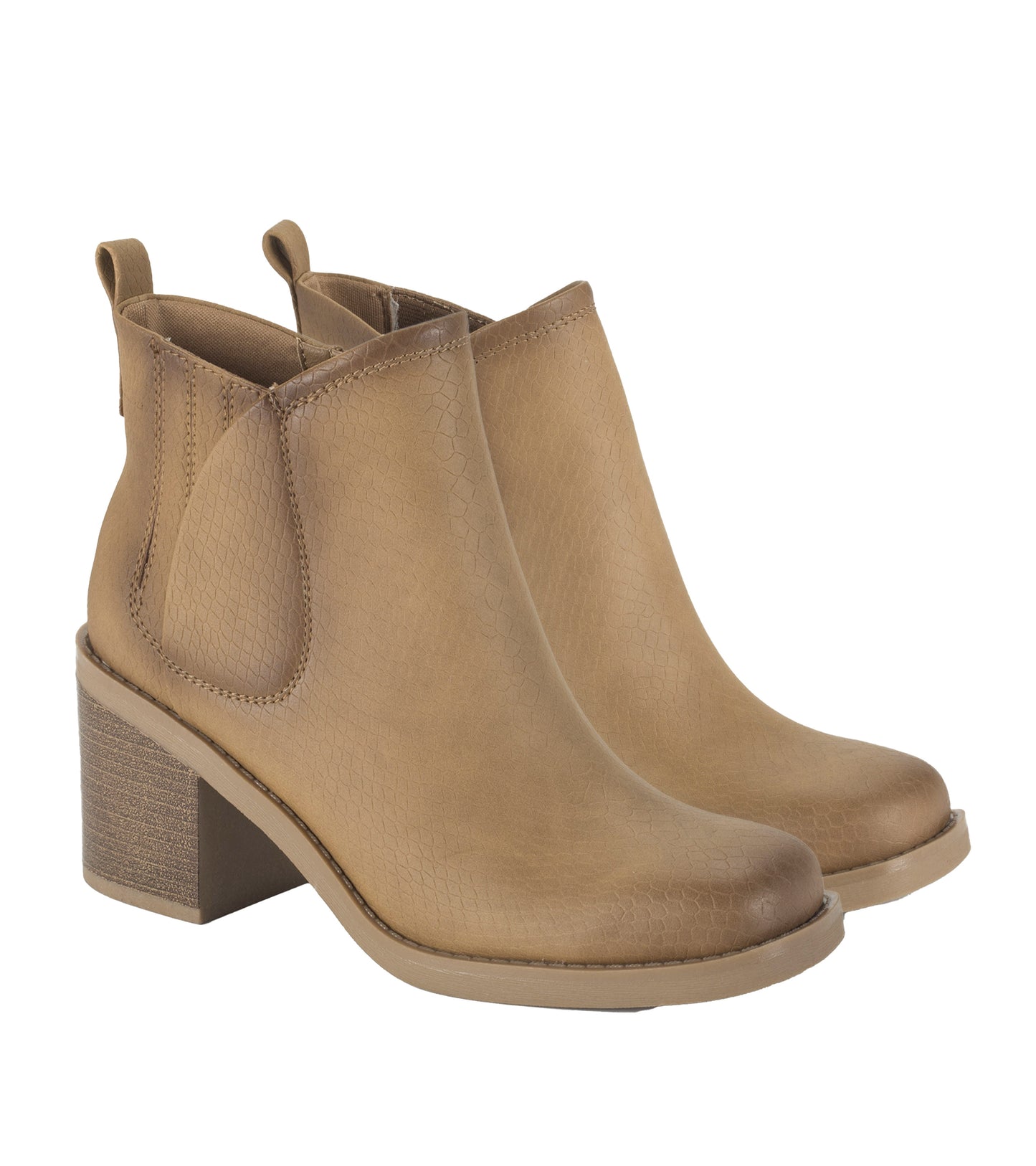 Baretraps Maria Block Heel Bootie Sandstone