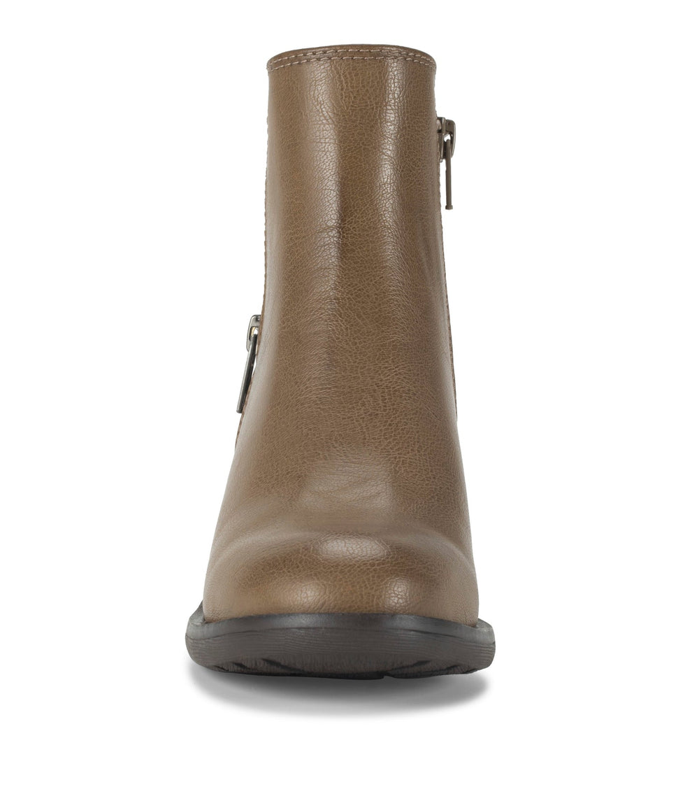 Baretraps Avery Block Heel Bootie Truffle