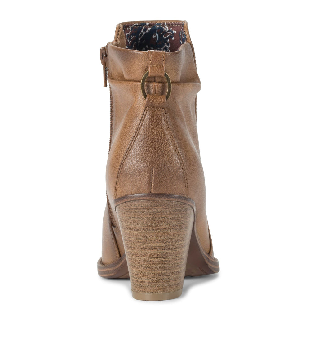 Baretraps Crystal Block Heel Bootie Auburn