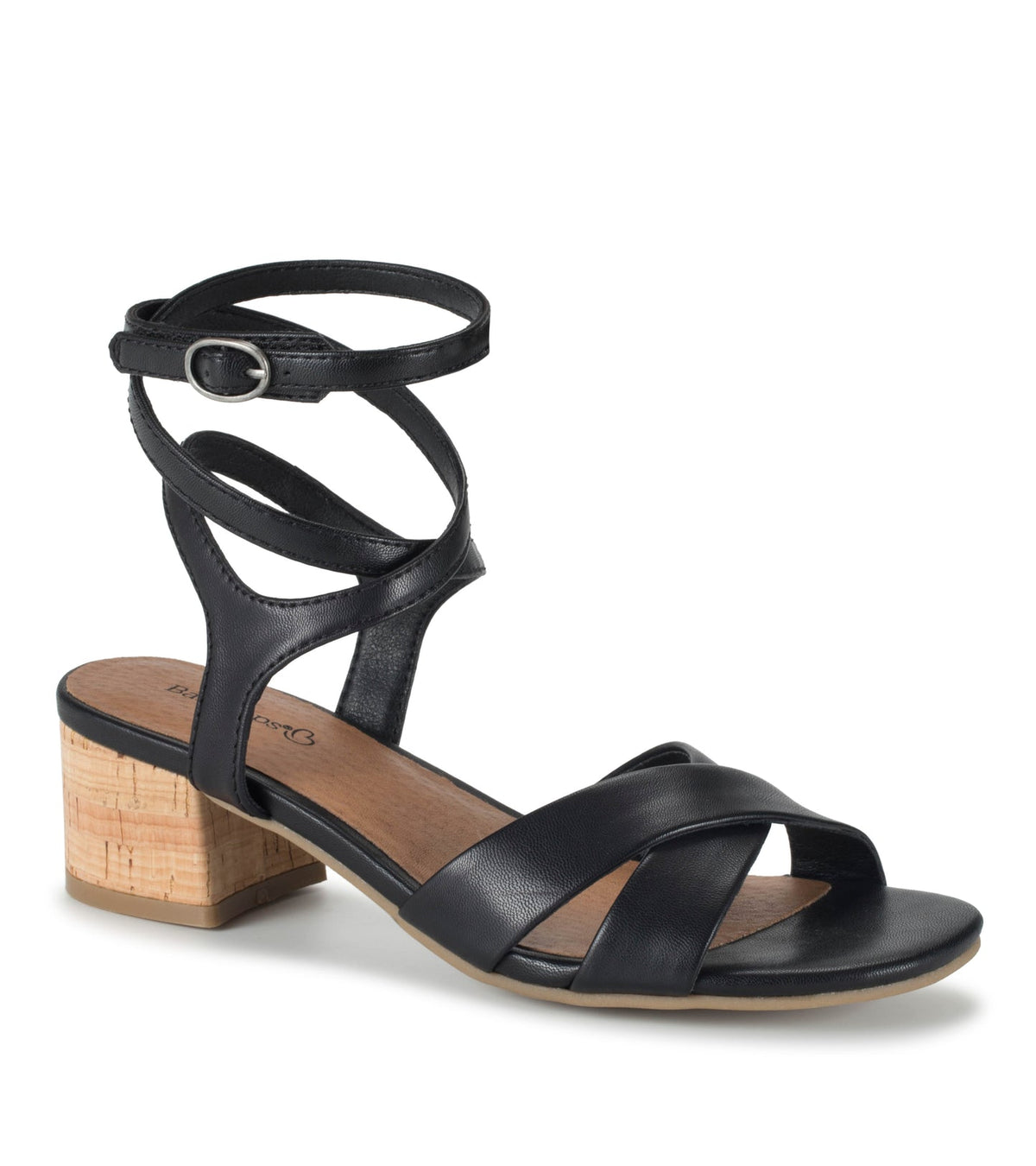 Baretraps Vivian Block Heel Sandal Black