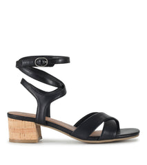 Baretraps Vivian Block Heel Sandal Black