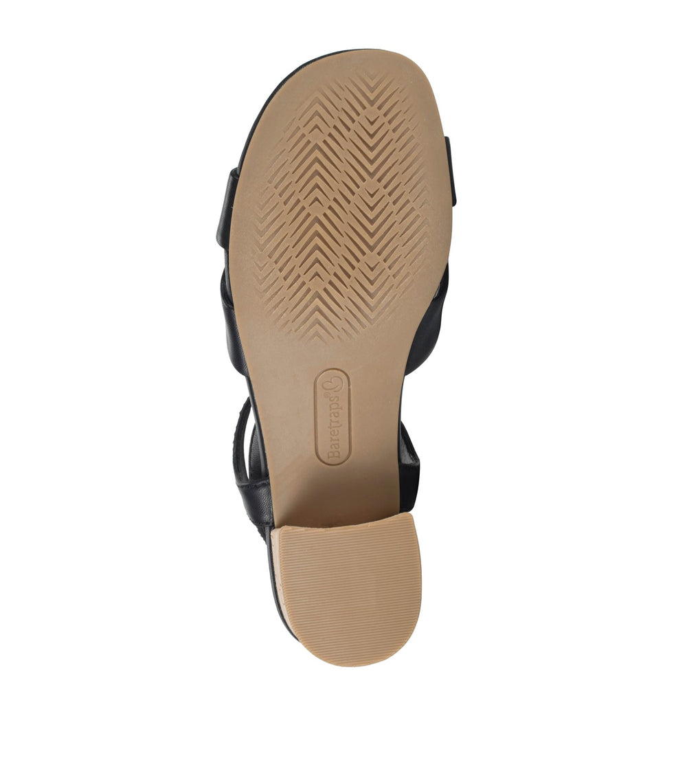 Baretraps Vivian Block Heel Sandal Black